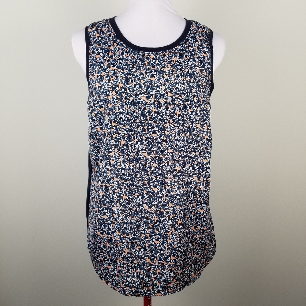 J.Crew Small Floral Sleeveless Blouse-S